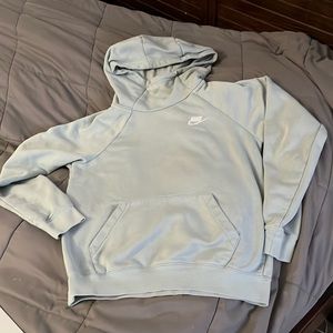 Nike XS ladies Hoodie light aqua blue